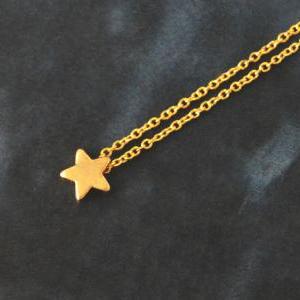 Star Necklace, Simple Necklace, Modern Necklace,..