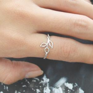 Chain ring, Small Leaf ring, Pendan..
