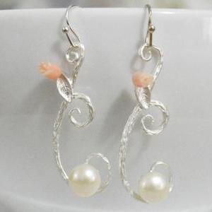 Sale10%) B-056pendant Earrings,pearl Earrings,..