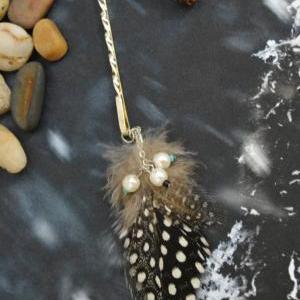 Sale10%) D-004 Loose Polka Dot Feather Extension..