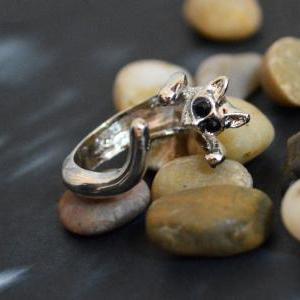 E-002 Cat Ring, Adjustable Ring, Stretch Ring,..