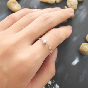 E-018 Metal Bead Ring, Beads Ring, Chain Ring,..
