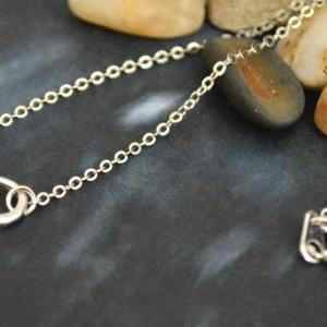 A-032 Infinity Pendant Necklace, Modern Necklace,..