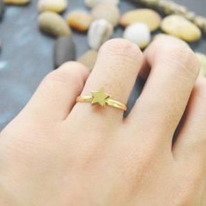 E-047 Star Ring, Adjustable Ring, Stretch Ring,..