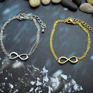 C-038 Infinity Bracelet, Double Layered Bracelet,..