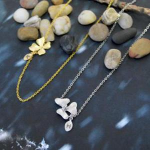 A-173 Layered pendant necklace, Dou..
