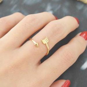 E-057 Arrow Ring, Adjustable Ring, Stretch Ring,..