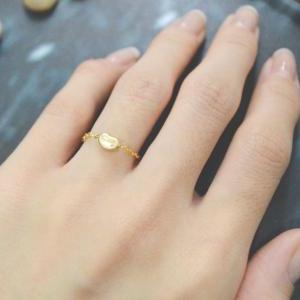 E-051 Mini Bean Ring, Chain Ring, Cubic Ring,..